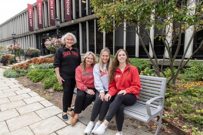 Three generations of students from the same family are attending Carthage College in Kenosha, Wis...
